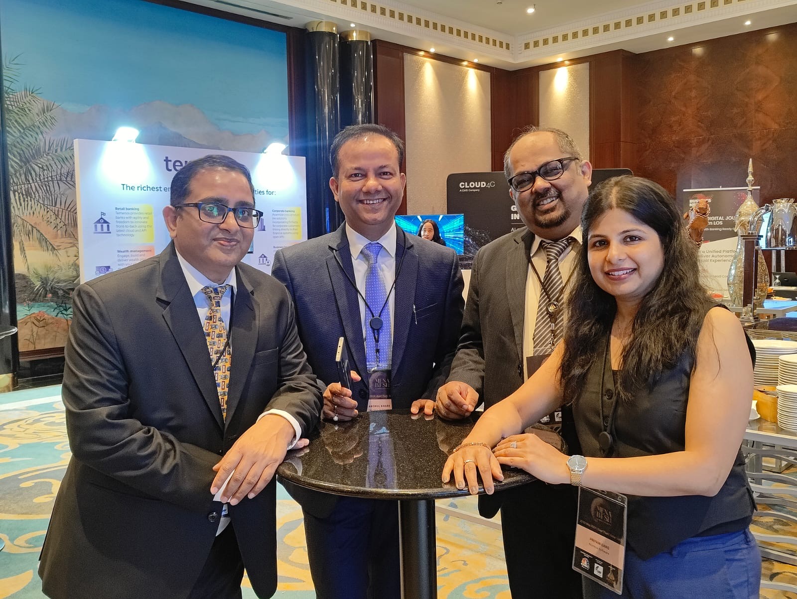 Nucleus Software Team at Mena BFSI Leaders Conclave 2024