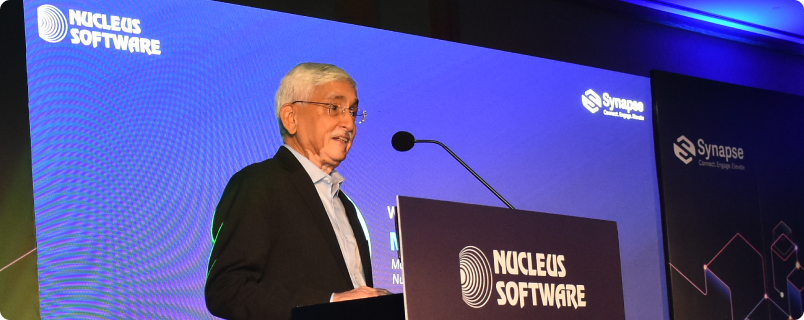 Vishnu Dusad Speaking at Nucleus Synapse 2024, Singapore Edition