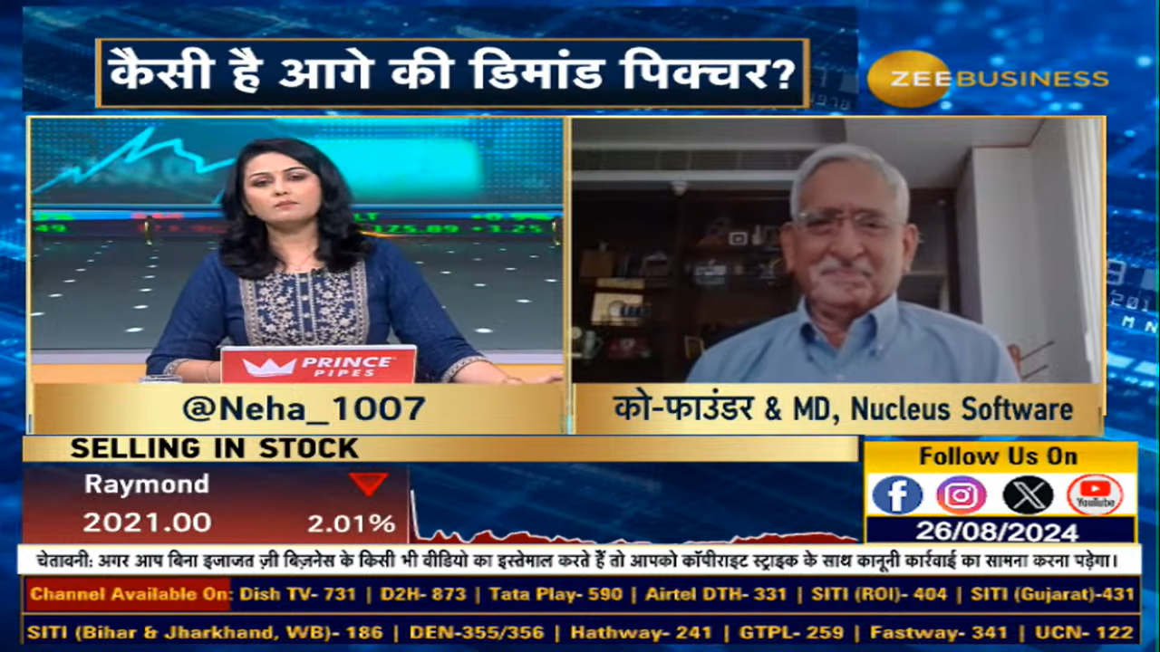 Exclusive Discussion on Results and Sector Outlook with Nucleus Software Management