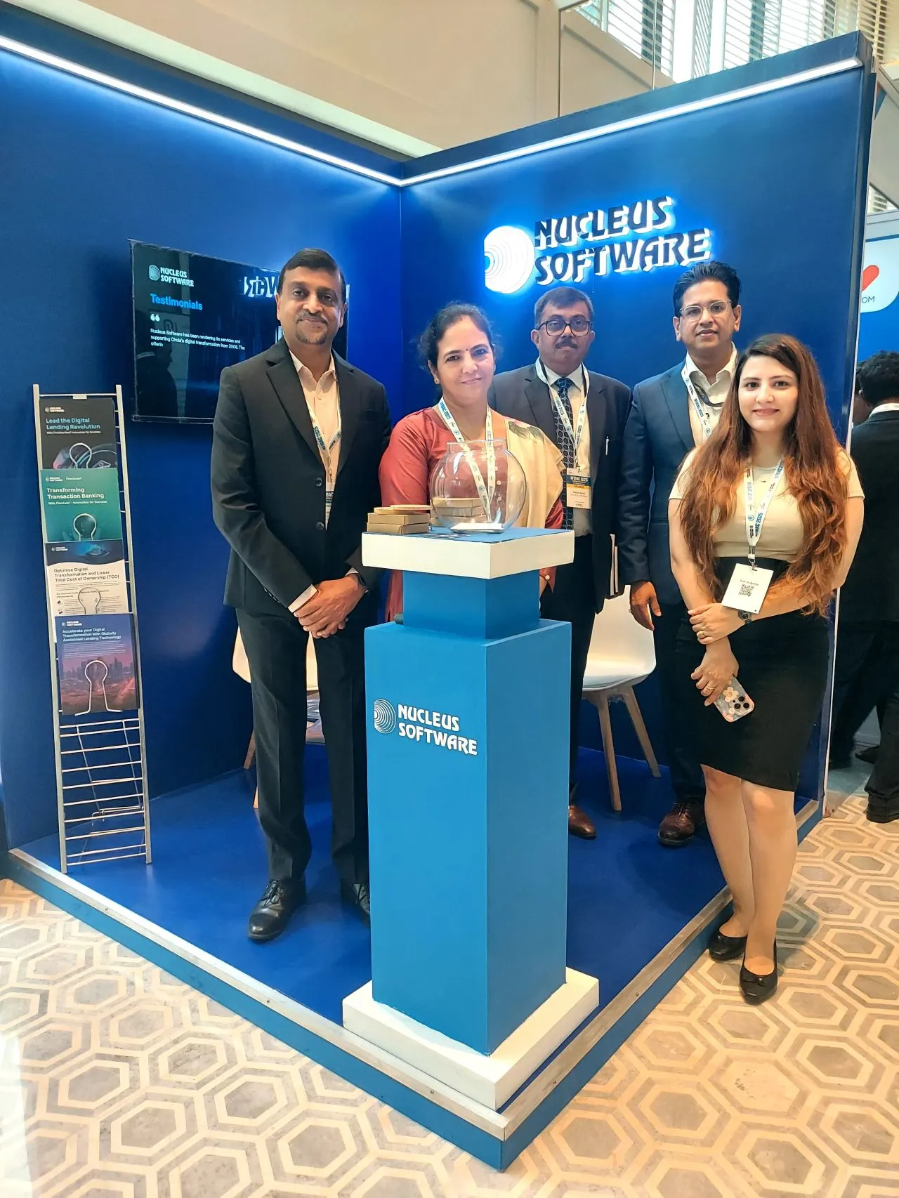 Nucleus Software Team at FIBAC 2025, Mumbai