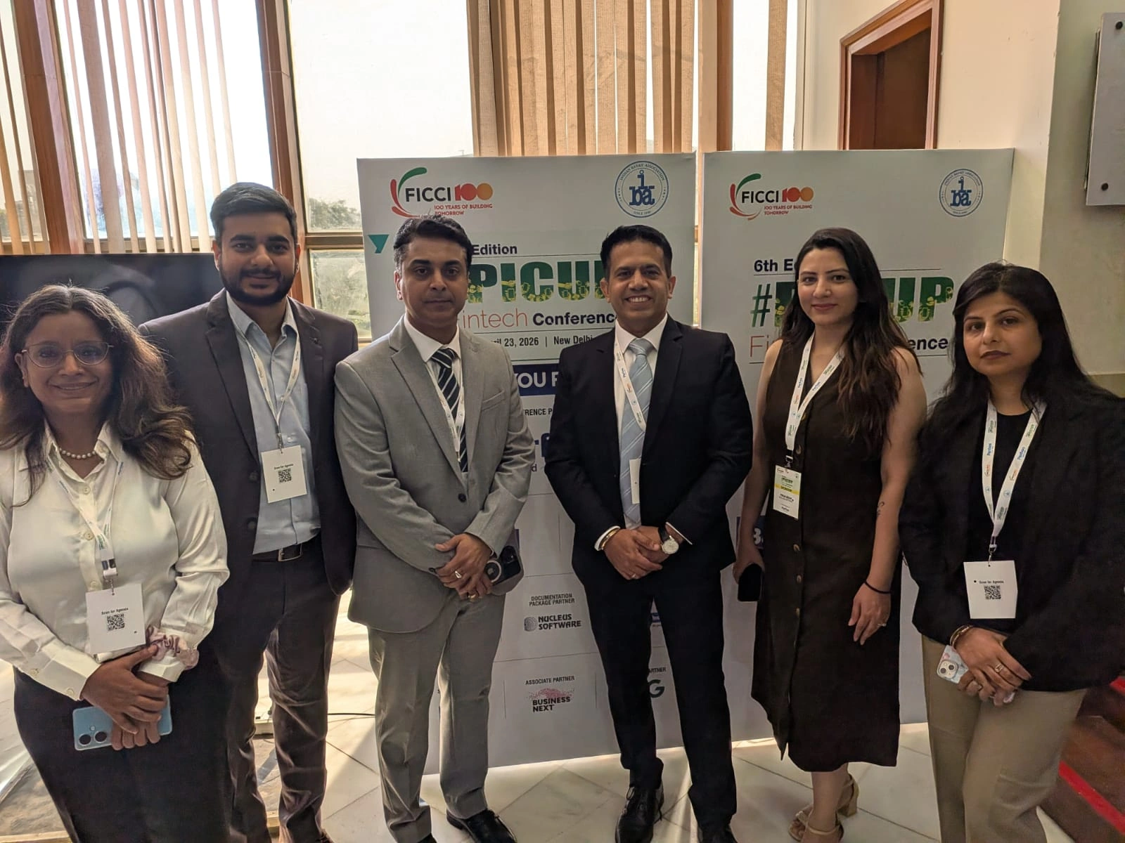 Nucleus Software Team at PICUP Fintech Conference & Awards 2026, New Delhi