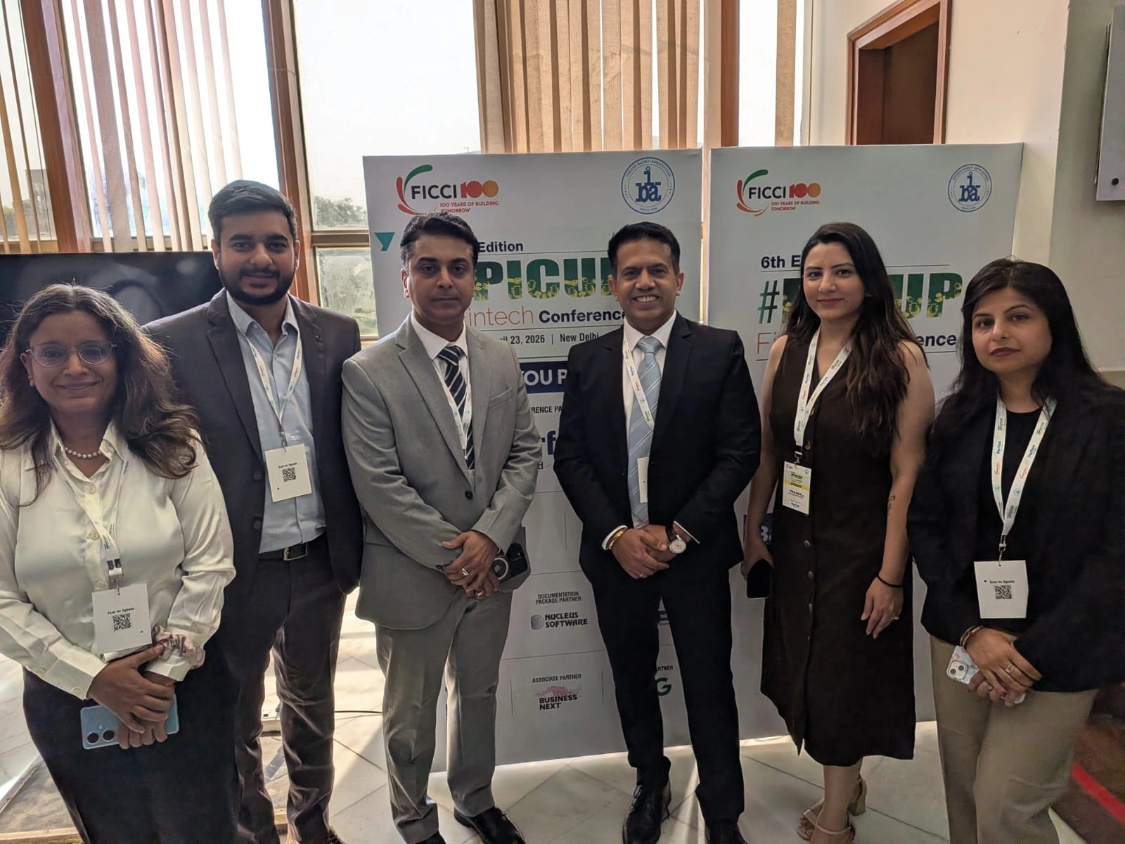 Nucleus Software Team at PICUP Fintech Conference & Awards 2026, New Delhi