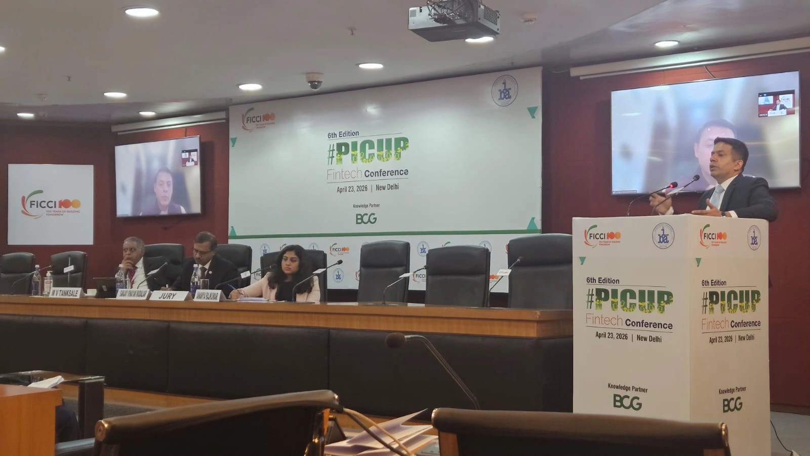Nucleus Software Team at PICUP Fintech Conference & Awards 2026, New Delhi