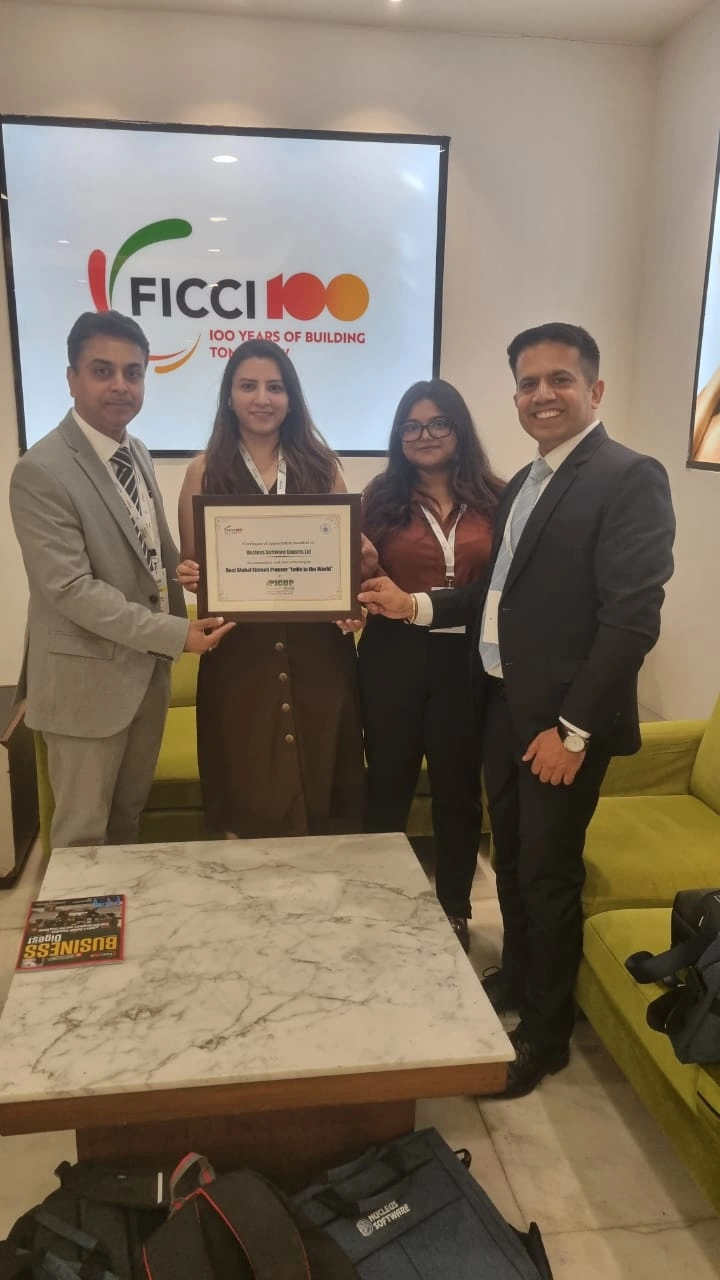 Nucleus Software Team at PICUP Fintech Conference & Awards 2026, New Delhi
