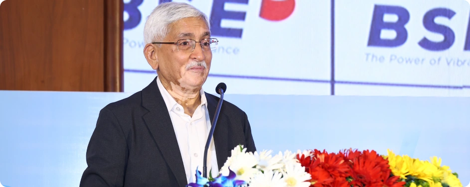 Vishnu Dusad at Nucleus Software celebration of 30 years on BSE