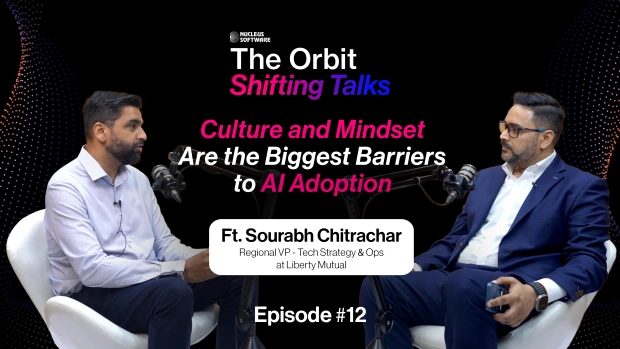 The Orbit Shifting Talks Featuring Sourabh Chitrachar, Regional VP – Tech Strategy & Ops, Liberty Mutual, discussing ESG, AI, and Digital Transformation in Insurance Industry