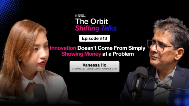 The Orbit Shifting Talks featuring Venessa Ho, Senior Manager – Startup & Venture Partnerships at GFTN, discussing AI, Trust, and Fintech Innovation