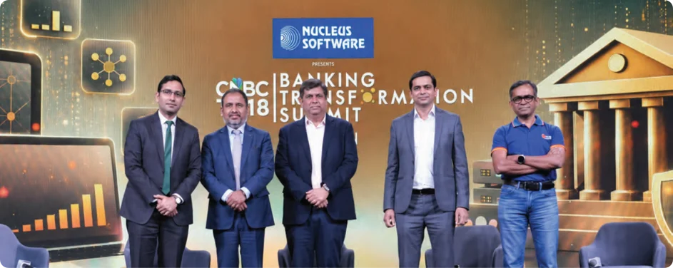 Speakers at the CNBC-TV18 Banking Transformation Summit 4th Edition
